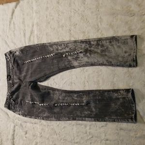 Jane Doe Distressed Denim Jeans Black Size 15